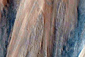 Slope Features in Ius Chasma
