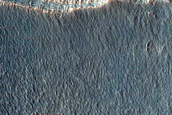 Gullied Crater Wall