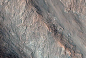 Debris Flows on Eos Chasma Walls