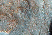 Oval-Shaped Crater in Deuteronilus Mensae