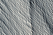 Medusa Fossae Formation Contact with Surrounding Plains