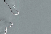 Monitoring of South Polar Residual Cap
