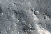 Rings in Crater Ejecta in Tempe Fossae