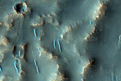 Mesa-Forming Materials in Southeast Wislicenus Crater