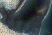 Dunes on the Floor of Dana Crater