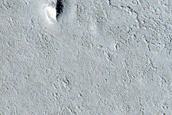 Gradational Contact in Zephyria Planum