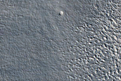 Exit Breach in Crater Wall in Northern Arabia Terra