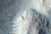 Relatively Pristine 7-Kilometer Crater with Gullies