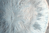 Recent 1-Kilometer Crater