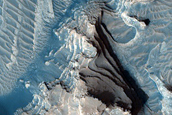 Layered Deposits from Crater Floor to Rim