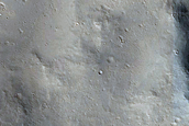 Ejecta Scours South of Central Peak Crater