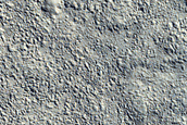 Dipping Layers in Crater South of Semeykin Crater