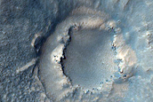 Pit in Mid-Latitude Deposit