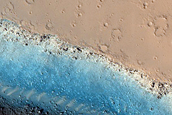 Monitor Slopes in Cerberus Fossae