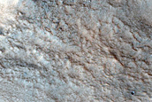 Layered Feature in Crater in Protonilus Mensae