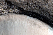 Crater South of Alba Patera