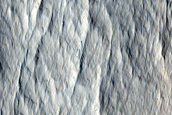 Flows along and Above Olympus Mons Scarp