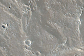 Possible Volcanic Vent East of Olympus Mons