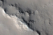 Crater on Elysium Mons