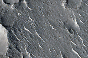 Ejecta and Rays Associated with Crater on Isidis Planitia