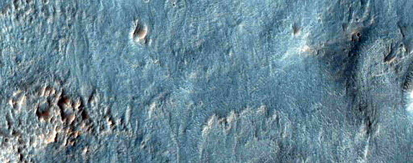 Southern Ejecta of Noord Crater
