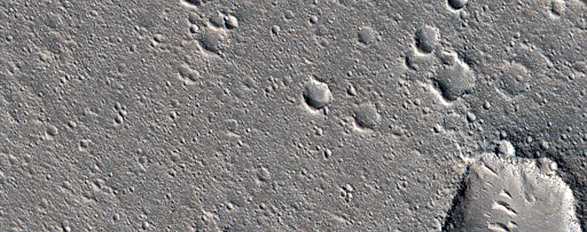 Terrain Sample in Hephaestus Fossae