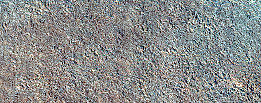 Ridge in Deuteronilus Mensae