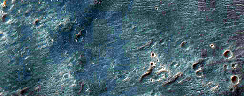 Valleys in Crater Northeast of Argyre Planitia