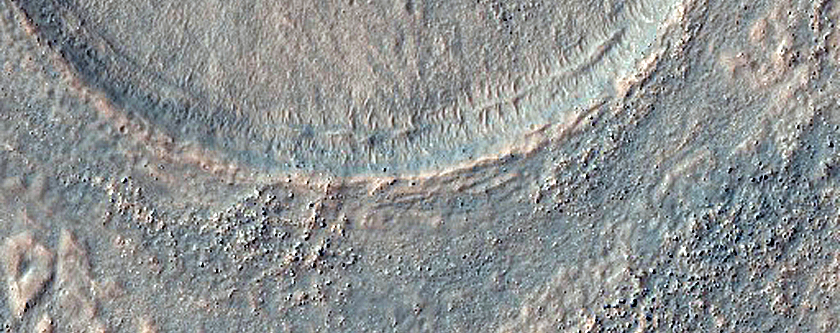 Inverted Layered Crater Fill