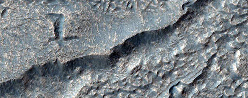 Ribbed Terrain near Reull Vallis