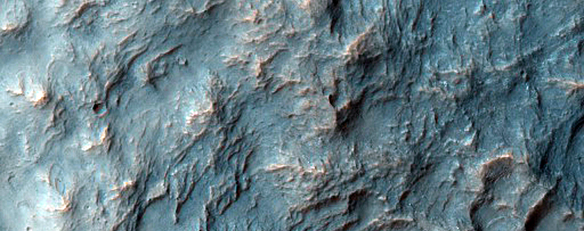 Crater Rim and Ejecta Blanket