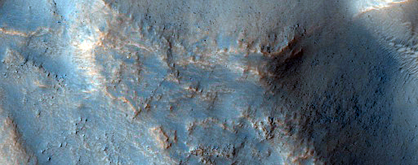 Channels Northeast of Hellas Planitia