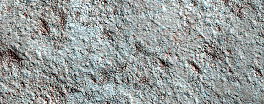 Floor of Milankovic Crater