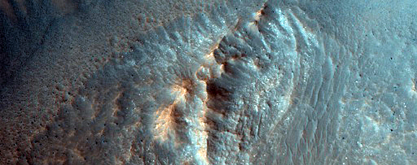 Crater with Steep Slopes
