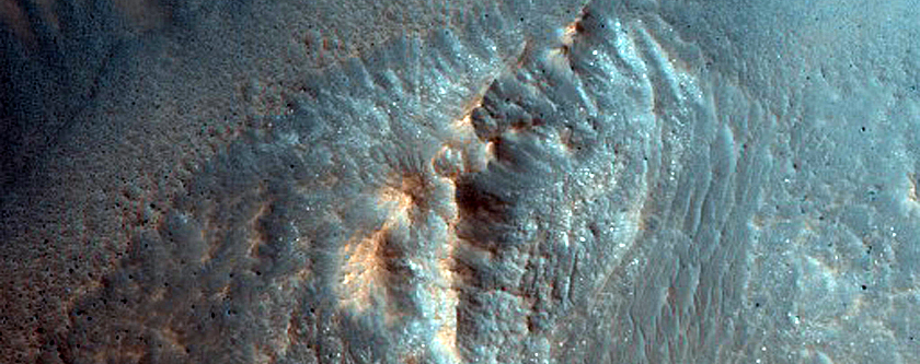 Crater with Steep Slopes