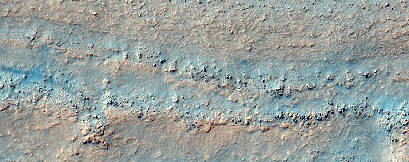 Layers in Depression in Argyre Planitia