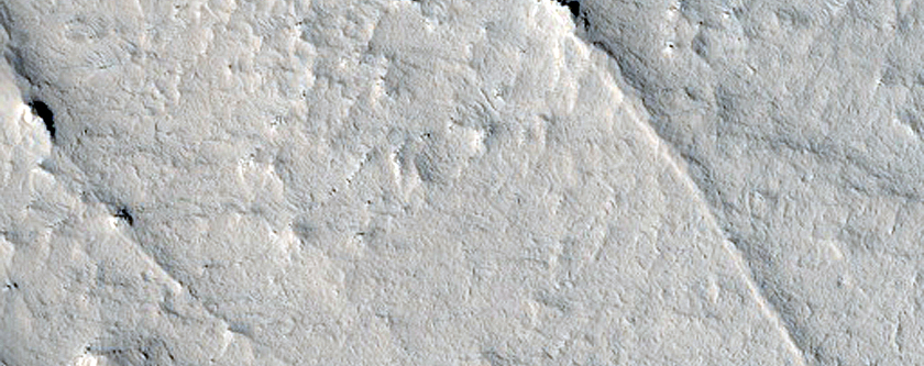 Ridges Northwest of Henry Crater