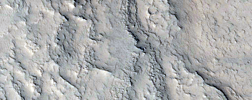 Layers in Depression in Protonilus Mensae