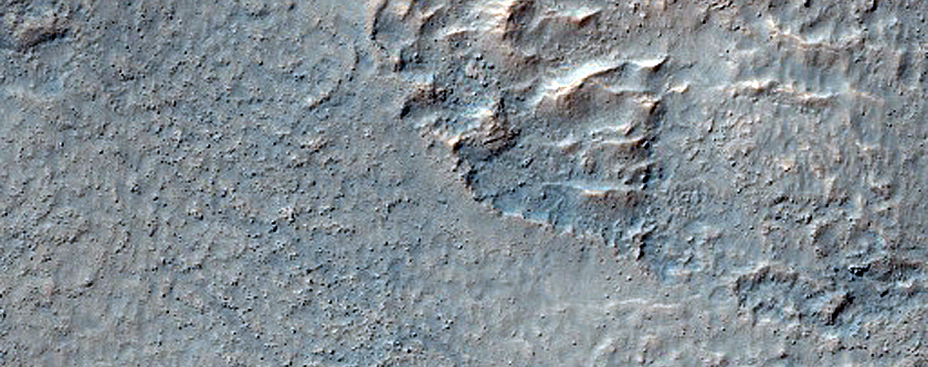 Channel Network North East of Copernicus Crater