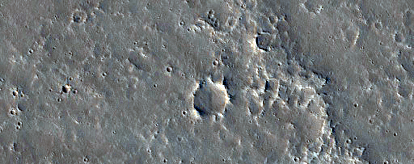 Sinuous Ridge in Tharsis Region