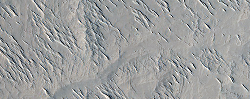 Terrain Northeast of Medusae Fossae