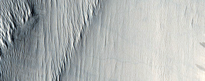 Streamlined Features near Mangala Valles