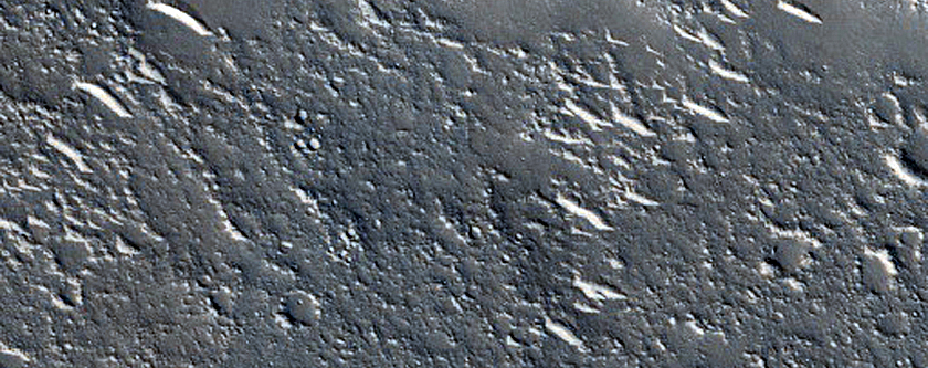 Geologic Boundary between Utopia and Elysium Region Units