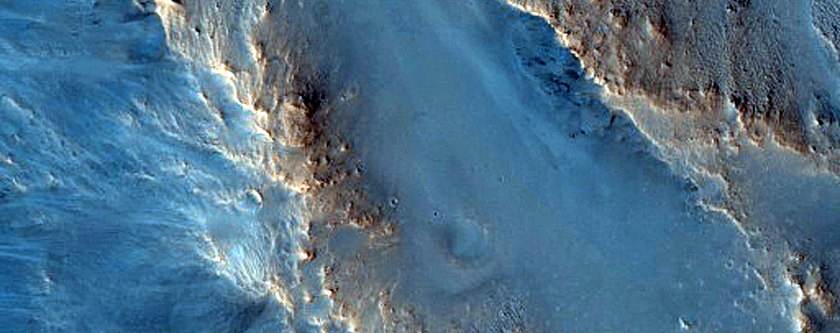 Impact Crater with Central Peak