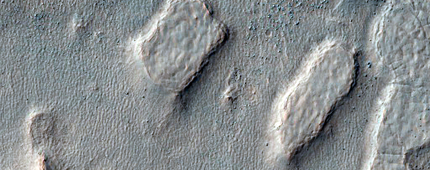 Crater Fill Materials