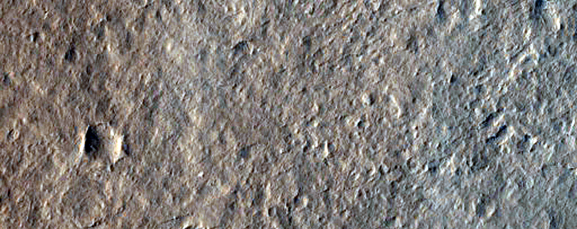 Terrain Sample in CTX Image