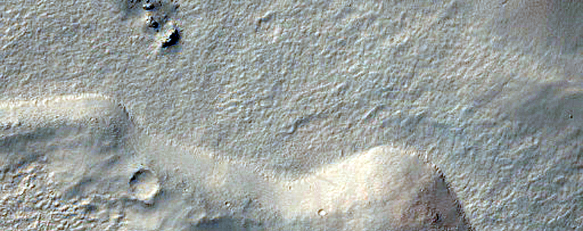 Gullies From Layers in Asimov Crater in MOC Image R1600339
