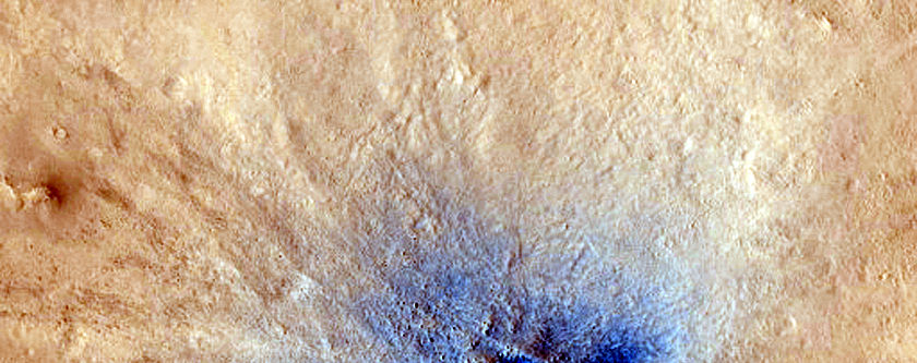 Fresh Small Crater in Arabia Terra