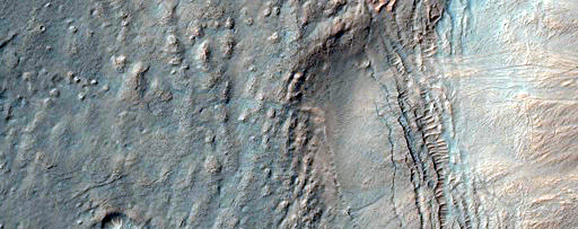 Well-Preserved Gullied Impact Crater