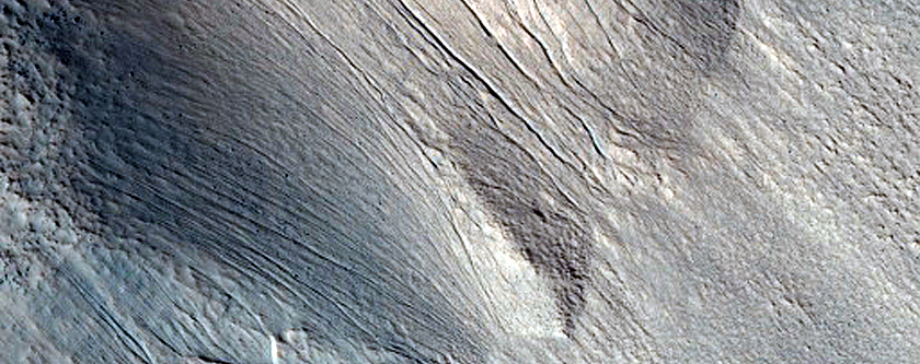 Lines of Pits in Protonilus Mensae